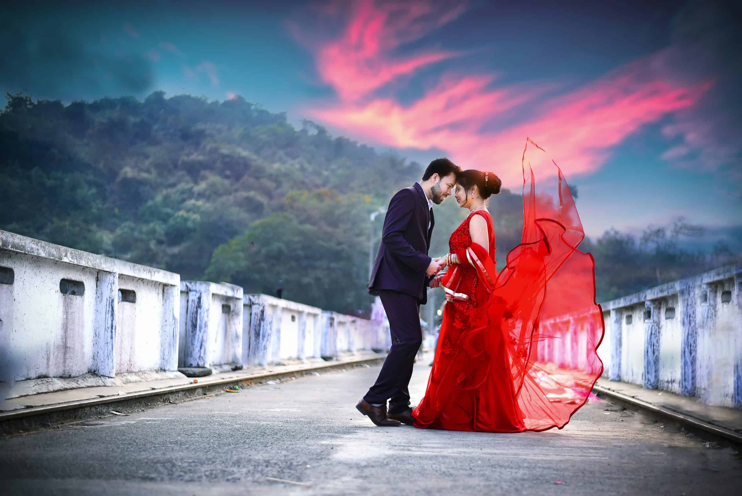 Celebrate love with bold pre-wedding shoot ideas.Capture dreamy moments, raw emotions, and deep connection.